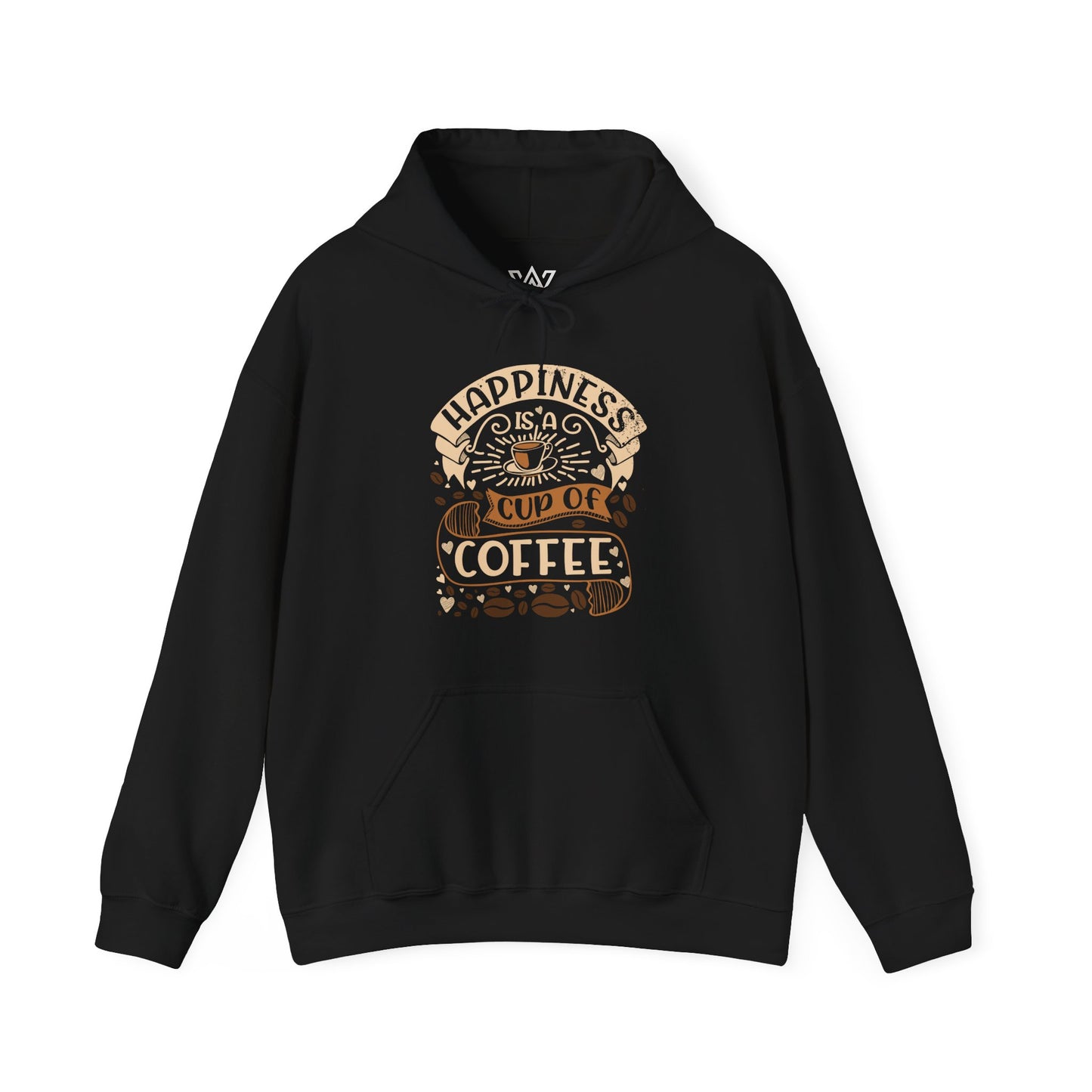 Happiness is a Cup of Coffee – Coffee Lover Unisex Heavy Blend™ Hooded Sweatshirt