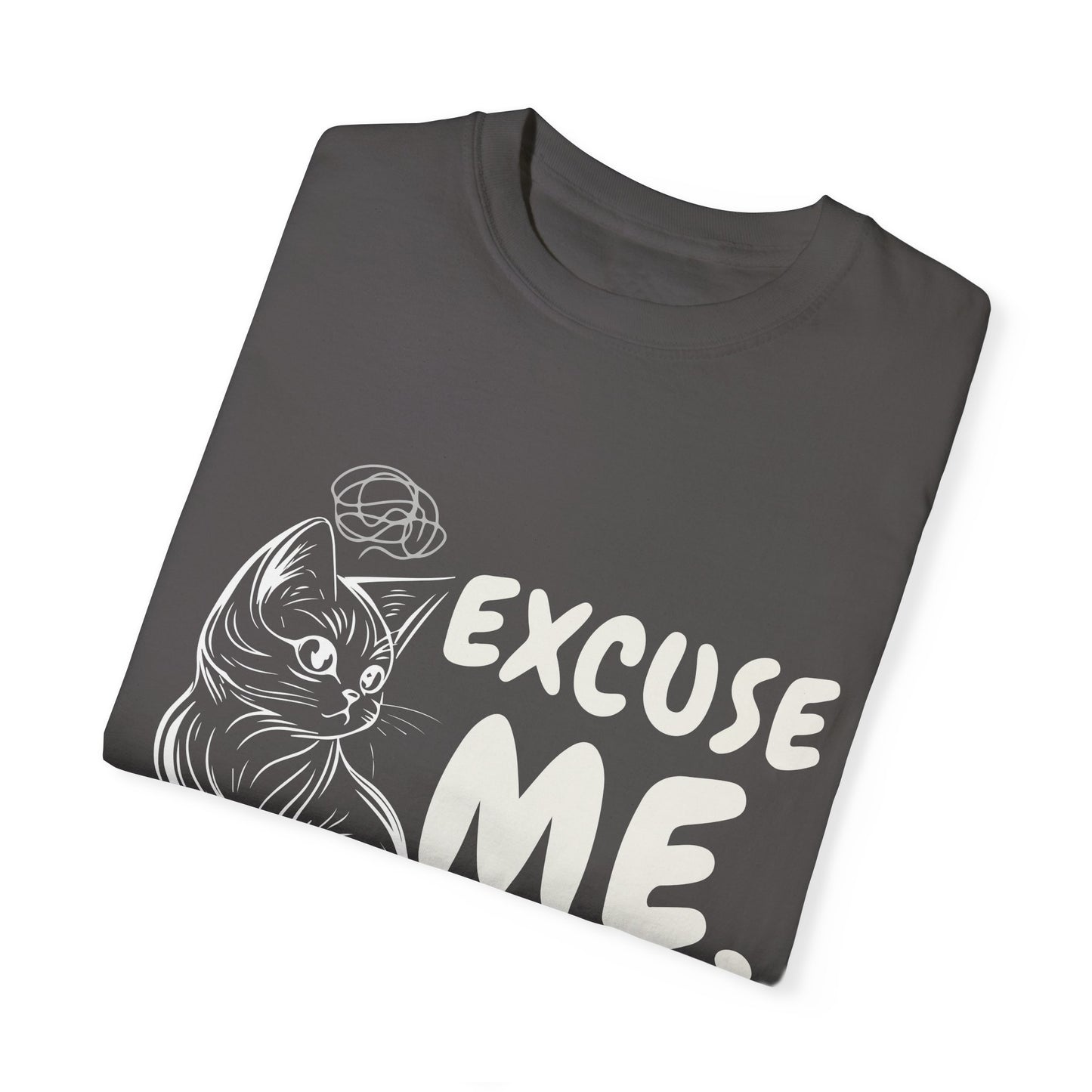 Cats Lover Tee - Overthinking Cute Unisex Shirt - excuse me let me overthink while looking cute
