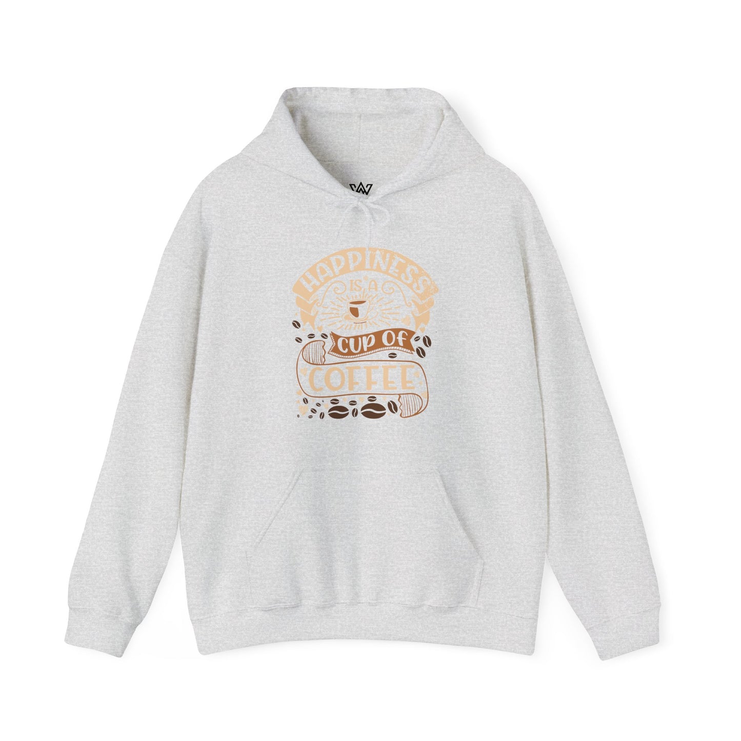 Happiness is a Cup of Coffee – Coffee Lover Unisex Heavy Blend™ Hooded Sweatshirt
