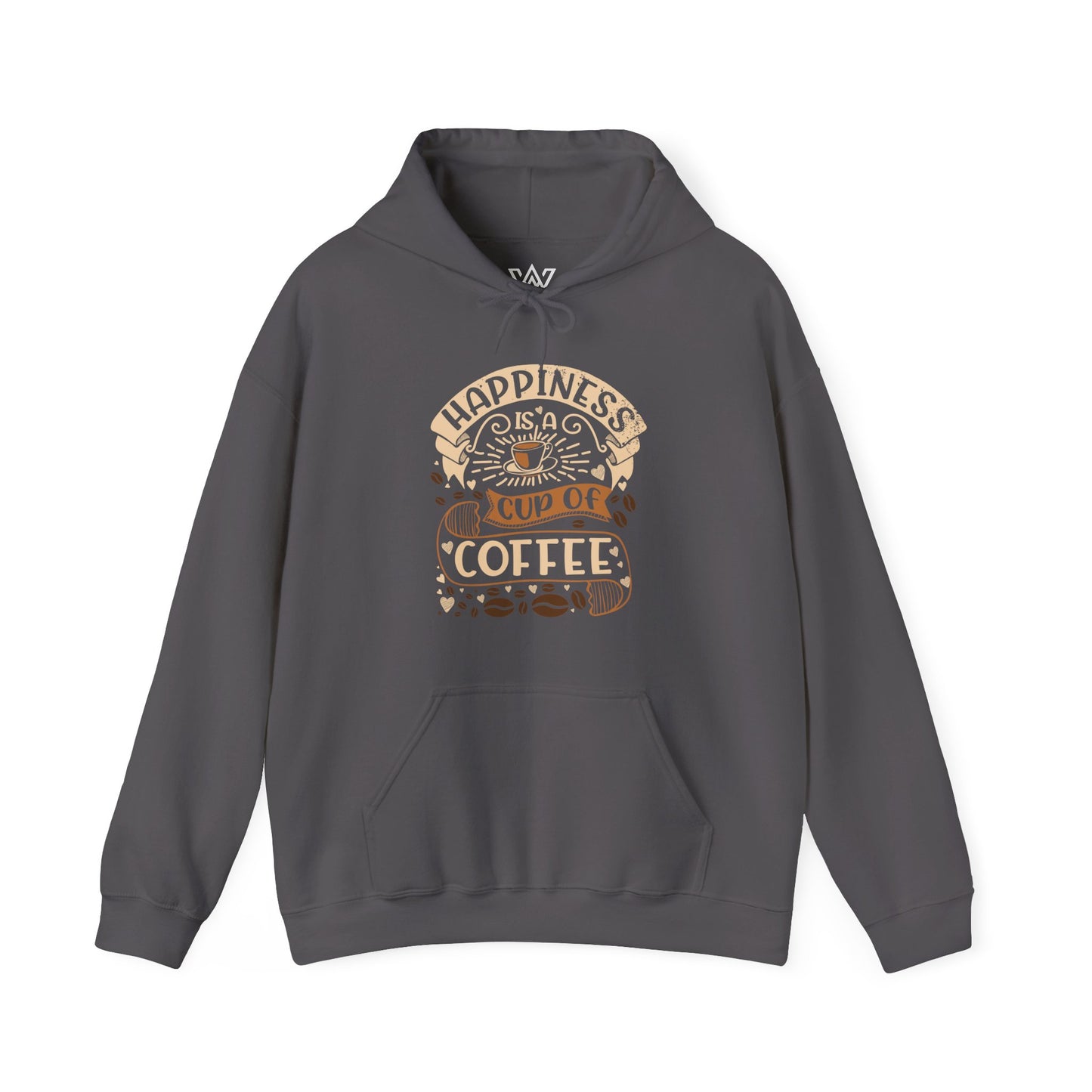 Happiness is a Cup of Coffee – Coffee Lover Unisex Heavy Blend™ Hooded Sweatshirt