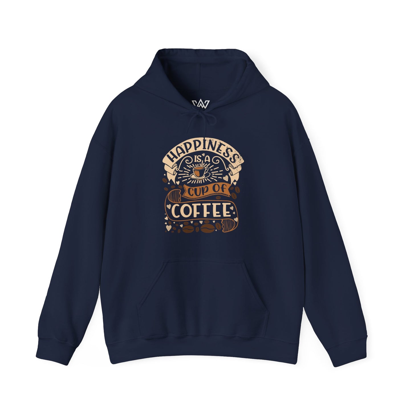 Happiness is a Cup of Coffee – Coffee Lover Unisex Heavy Blend™ Hooded Sweatshirt