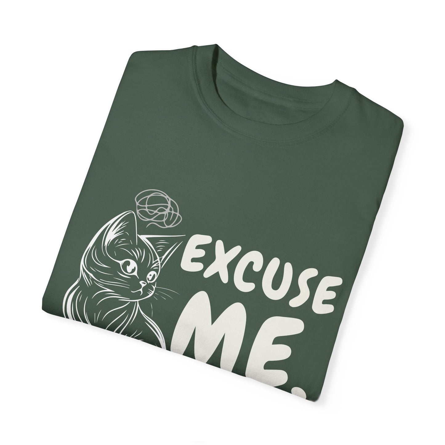 Cats Lover Tee - Overthinking Cute Unisex Shirt - excuse me let me overthink while looking cute
