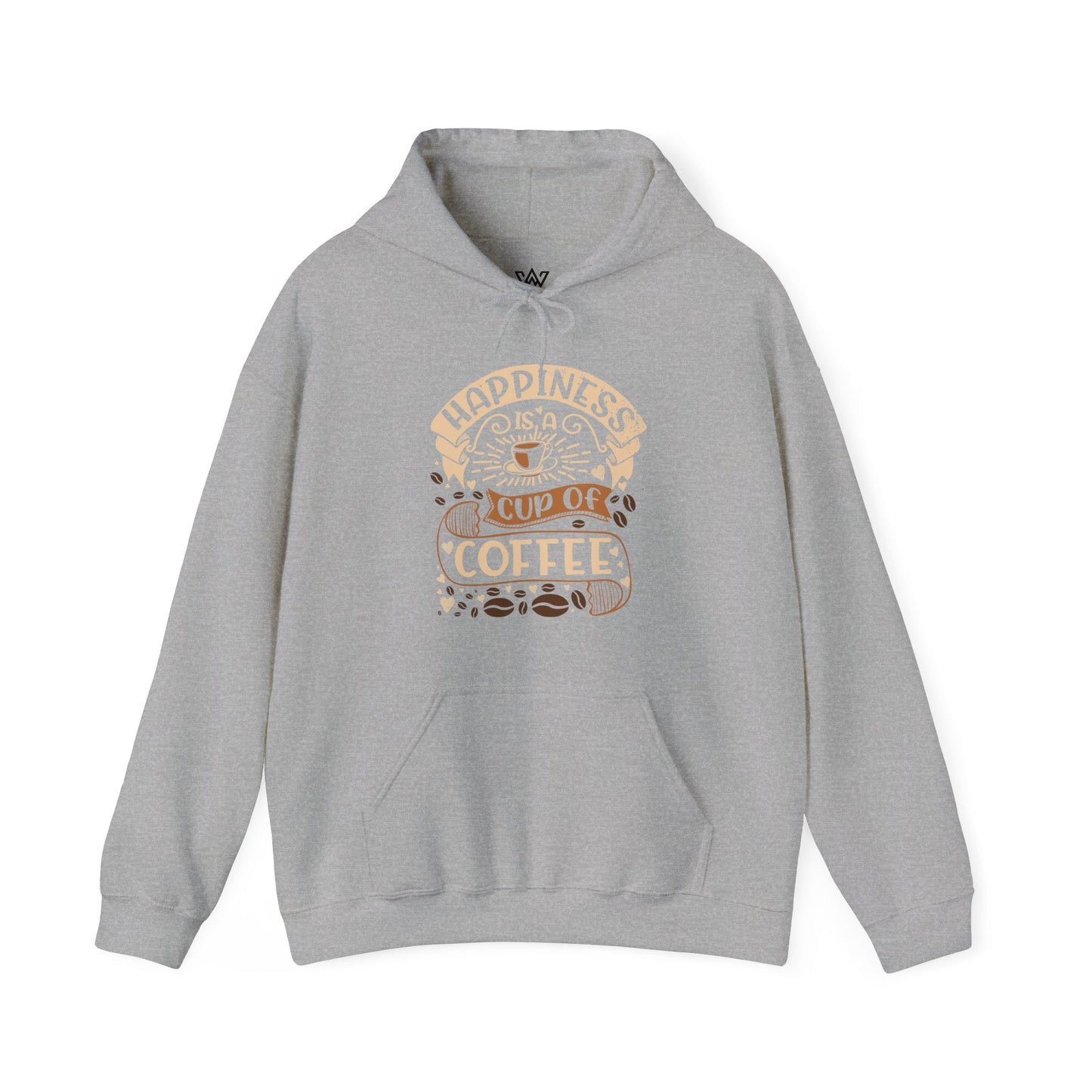 Happiness is a Cup of Coffee – Coffee Lover Unisex Heavy Blend™ Hooded Sweatshirt