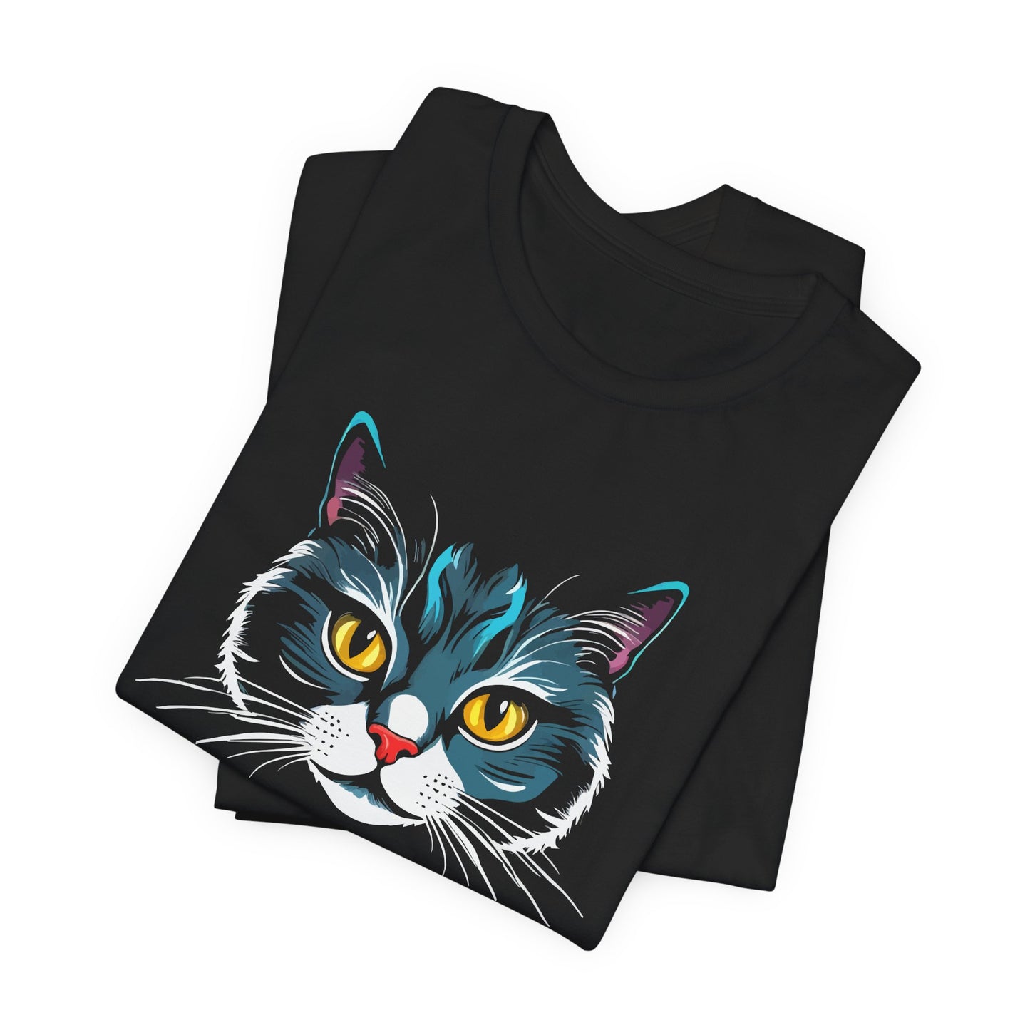 Meow Cat Lover Unisex Jersey T-Shirt