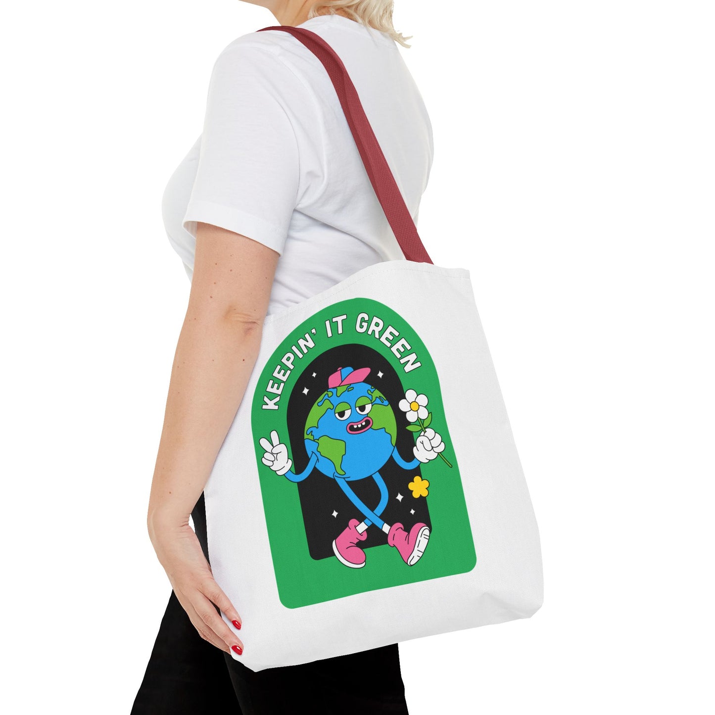 Green Tote Bag - Keep In It Design