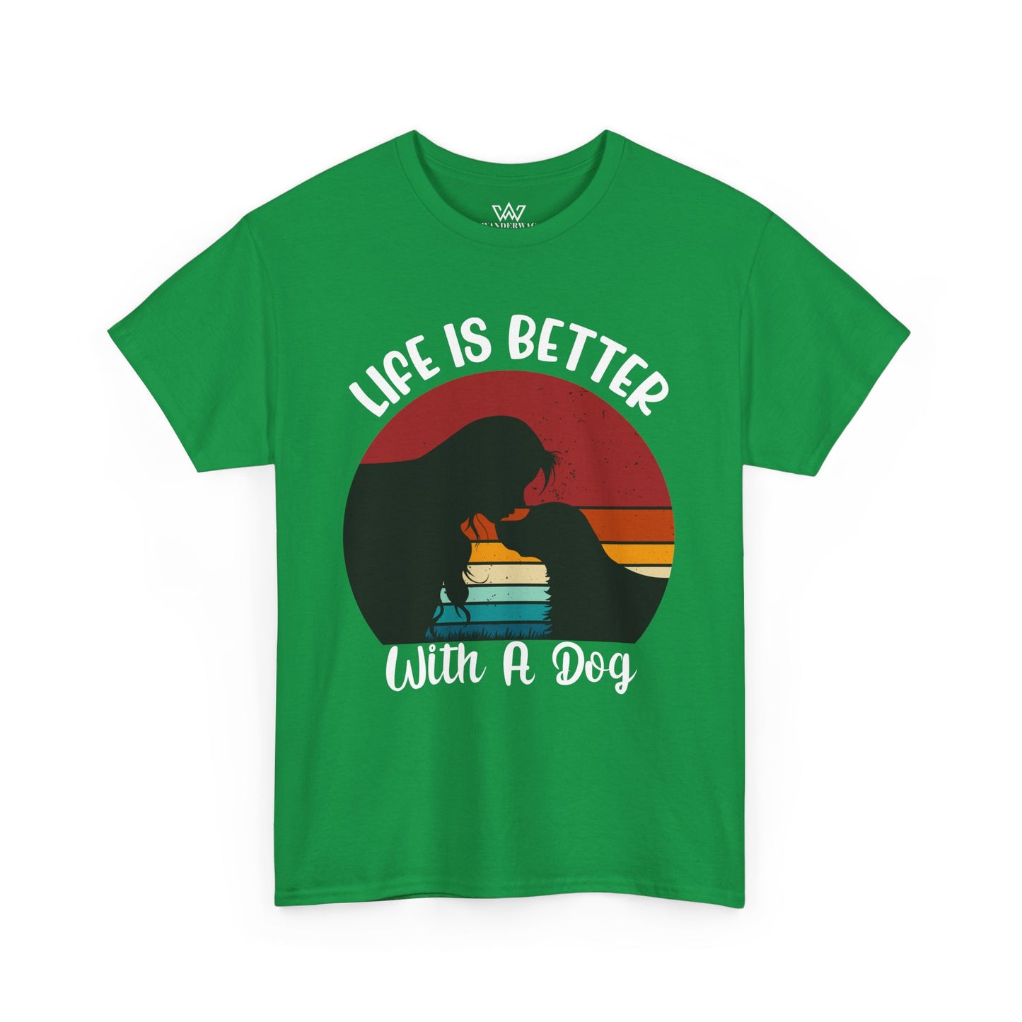 Life is Better with a Dog - Unisex Heavy Cotton Tee | Perfect for Dog Lovers