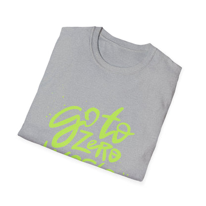 Go To Zero Waste - Social Awareness Unisex Softstyle T-Shirt