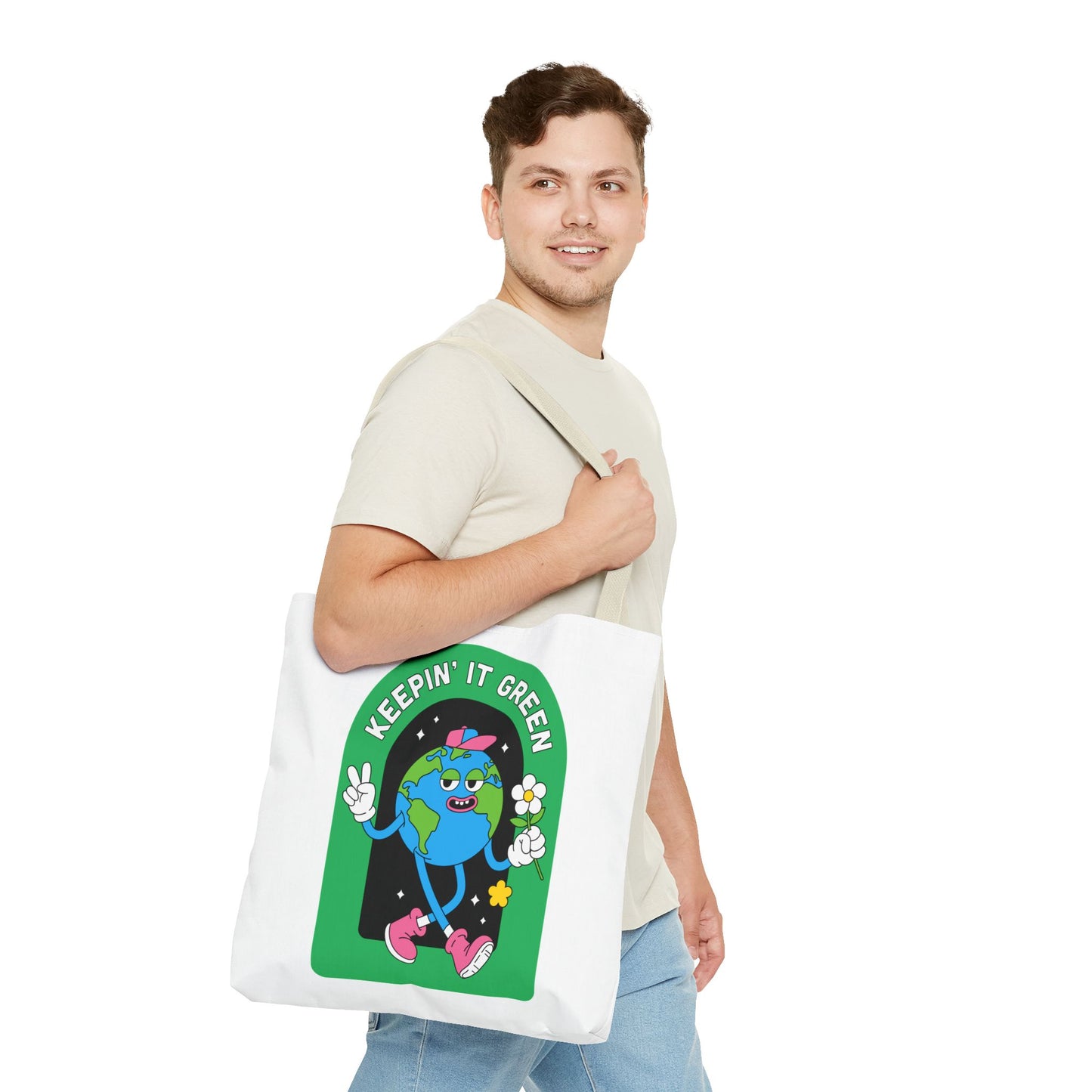 Green Tote Bag - Keep In It Design