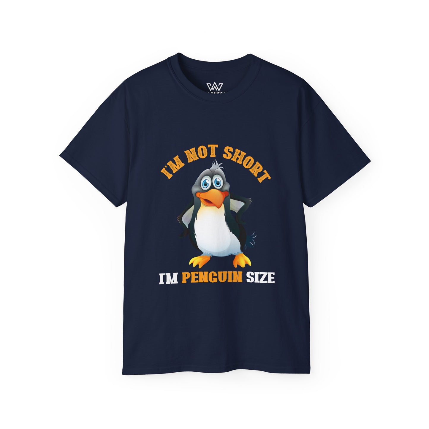 Penguin Lover Unisex Tee - I'm Not Short, I'm Penguin Size