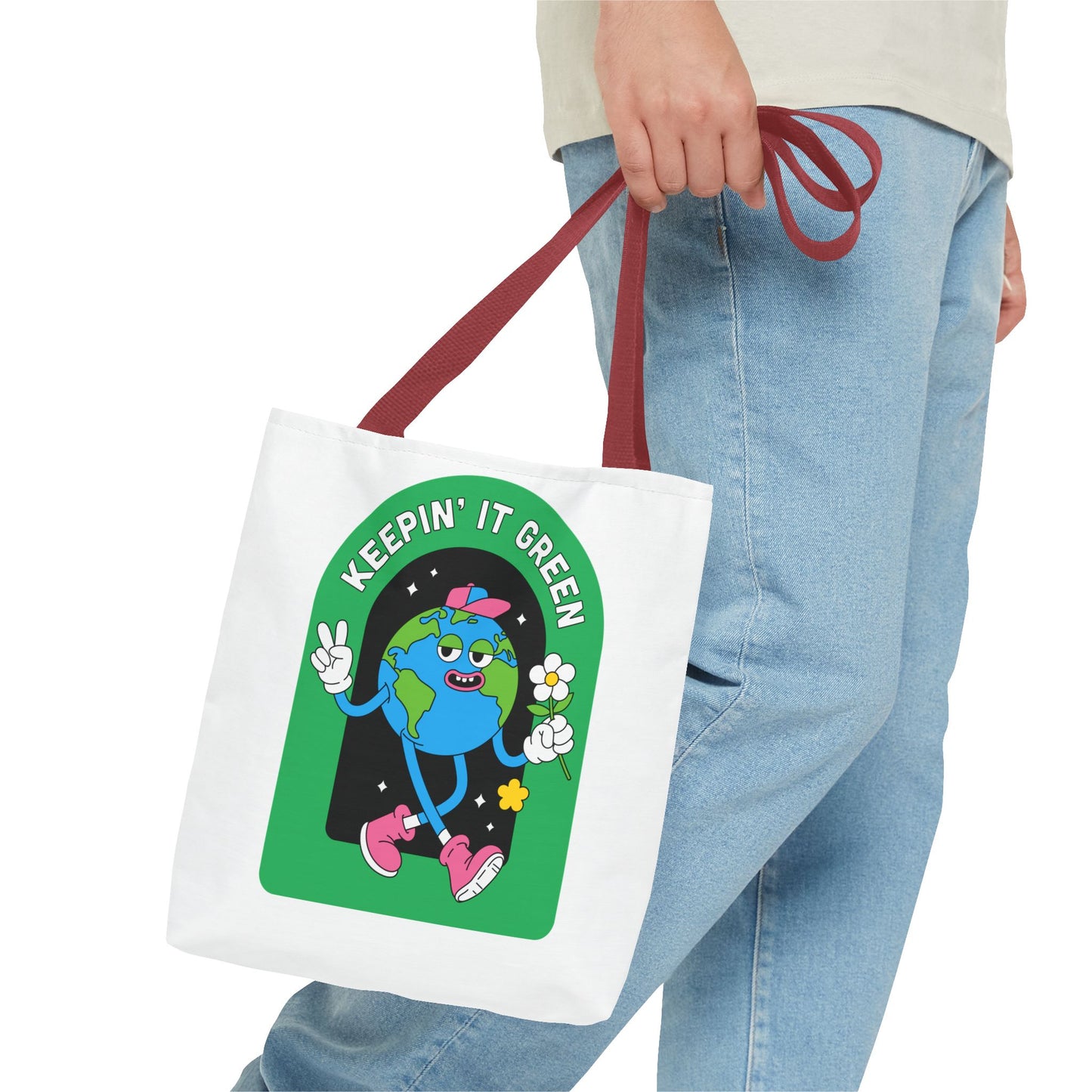 Green Tote Bag - Keep In It Design