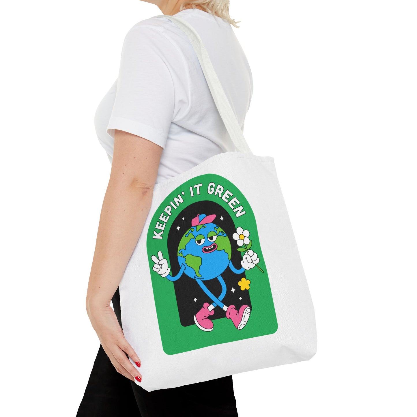 Green Tote Bag - Keep In It Design