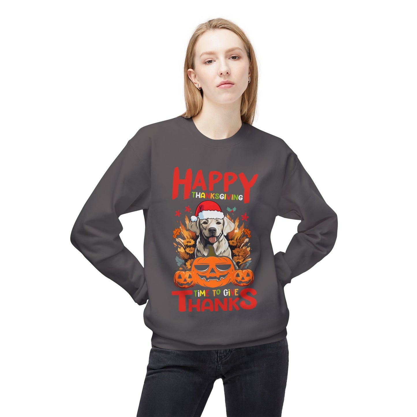 Thanksgiving Soft Style Crewneck Unisex Sweatshirt