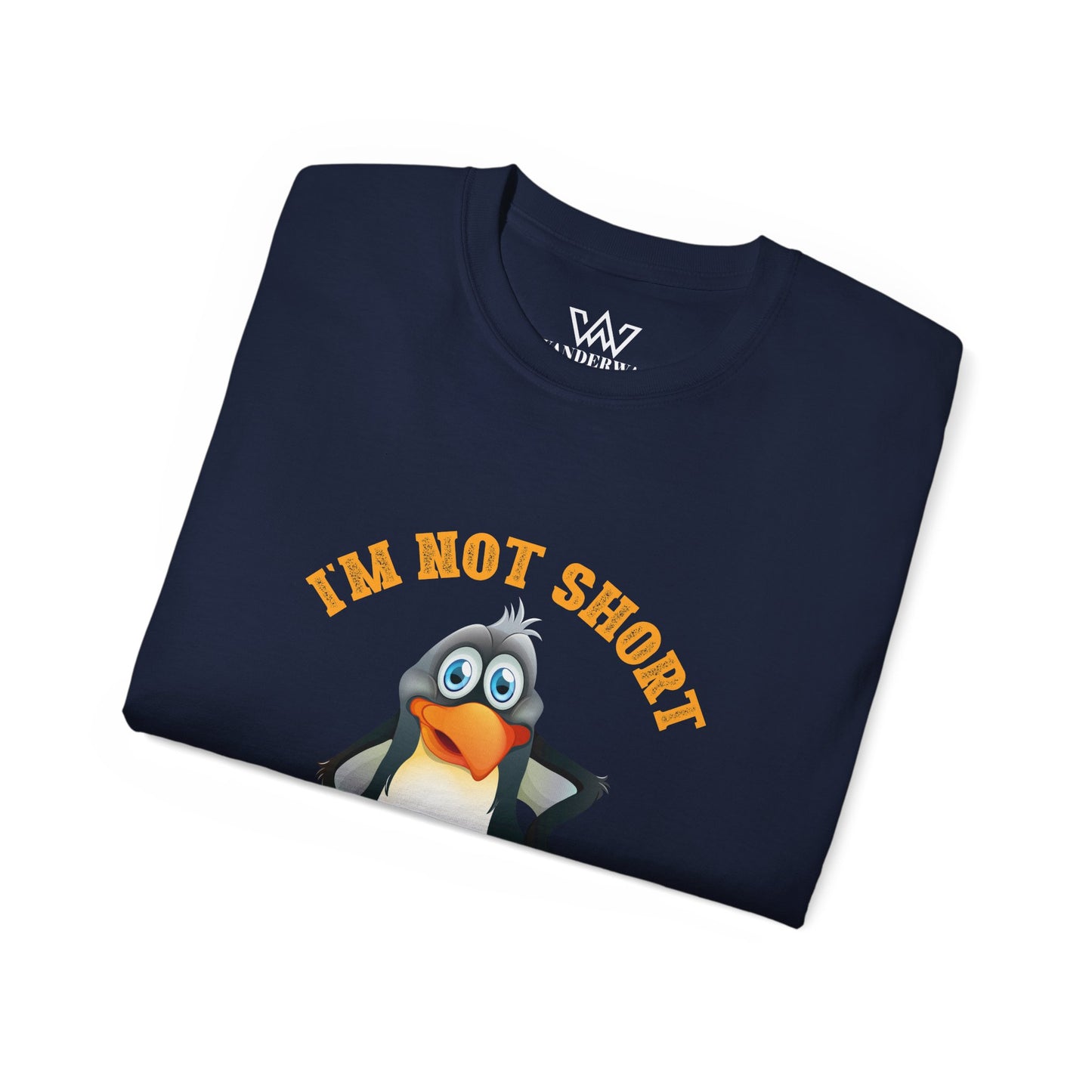 Penguin Lover Unisex Tee - I'm Not Short, I'm Penguin Size