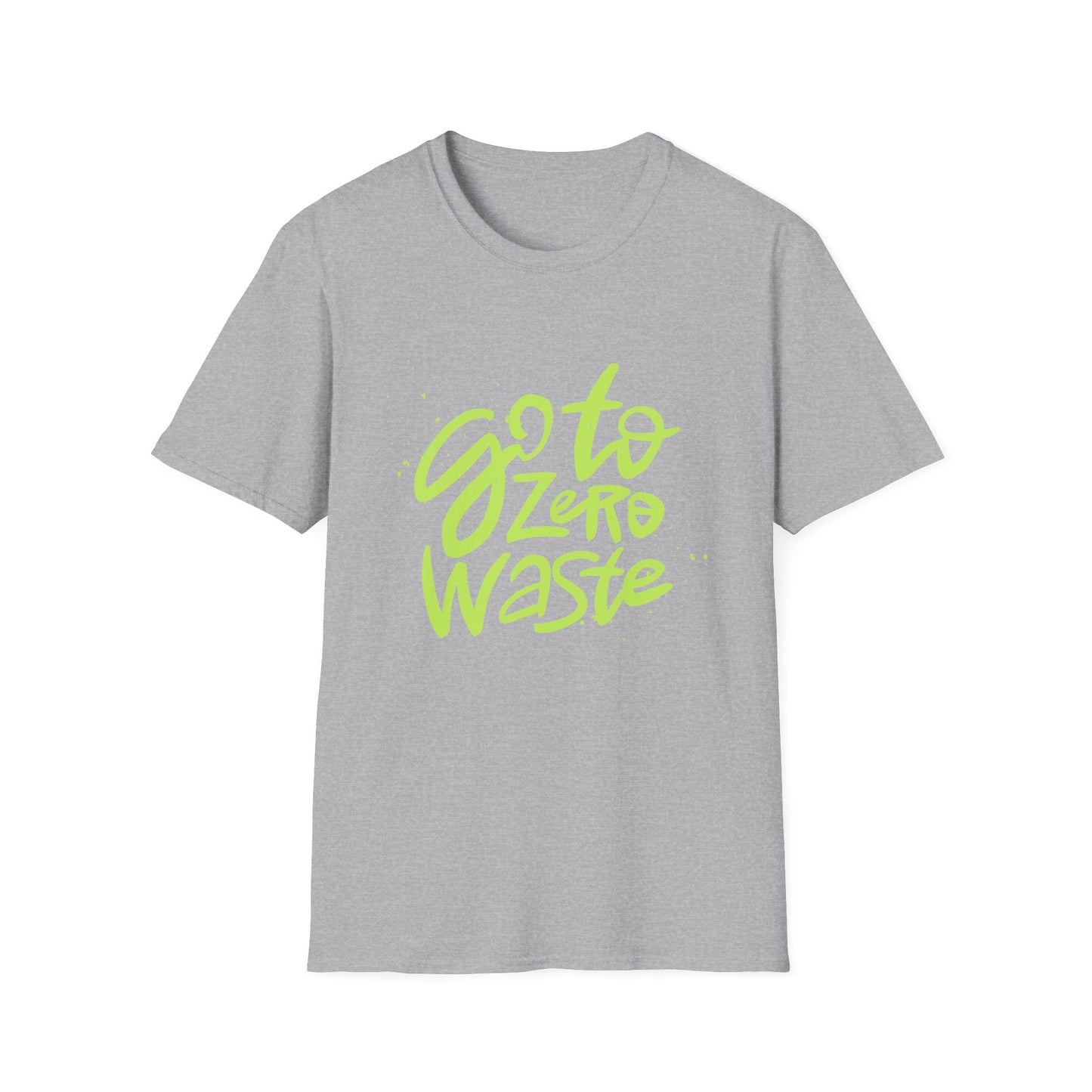 Go To Zero Waste - Social Awareness Unisex Softstyle T-Shirt