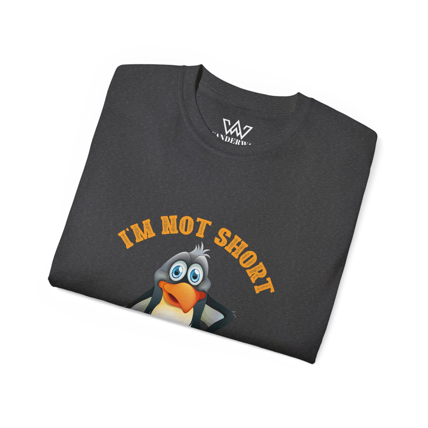 Penguin Lover Unisex Tee - I'm Not Short, I'm Penguin Size