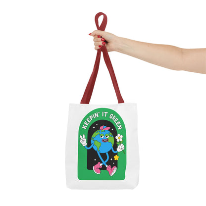 Green Tote Bag - Keep In It Design