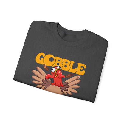 Gobble Gobble Til You Wobble -Thanksgiving Turkey Unisex Sweatshirt