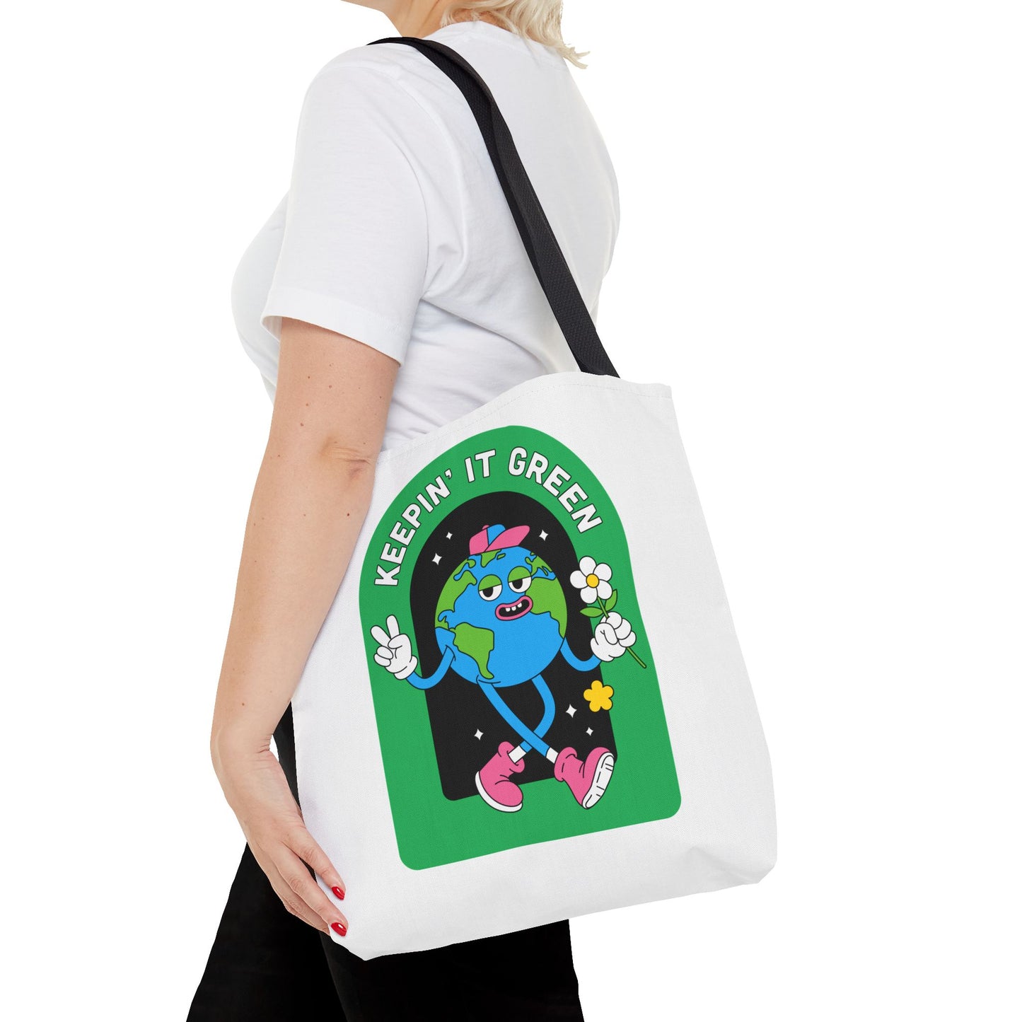 Green Tote Bag - Keep In It Design