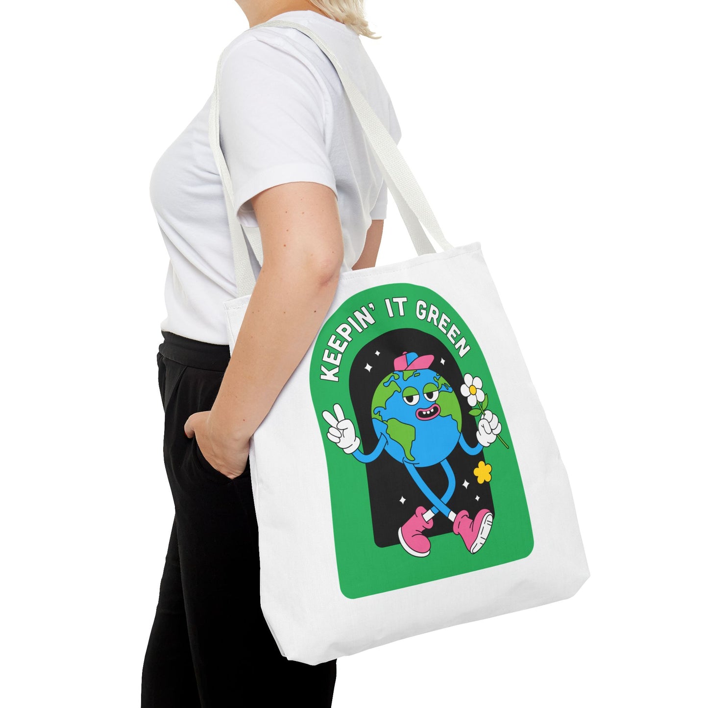 Green Tote Bag - Keep In It Design