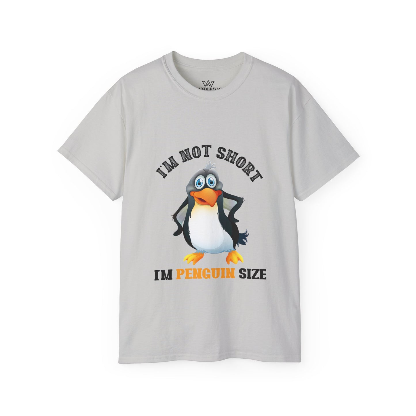 Penguin Lover Unisex Tee - I'm Not Short, I'm Penguin Size