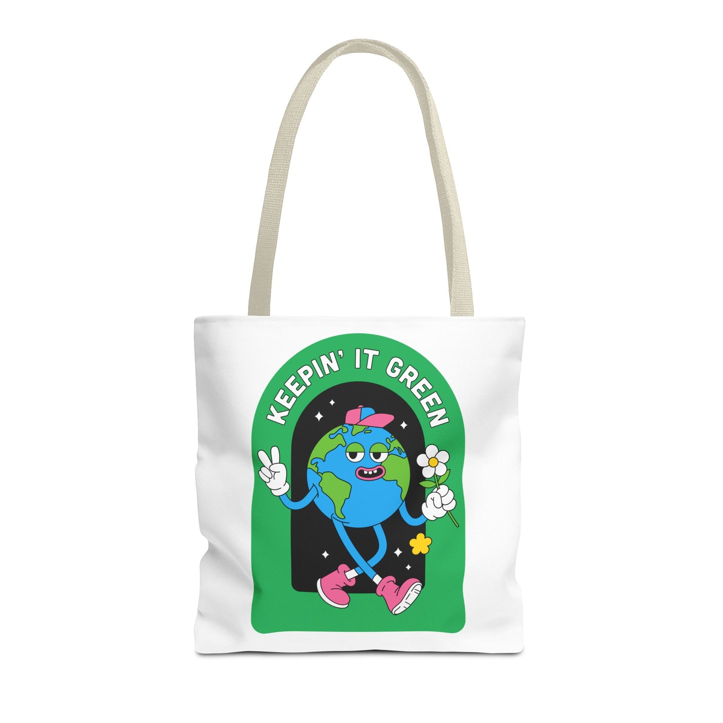 Green Tote Bag - Keep In It Design