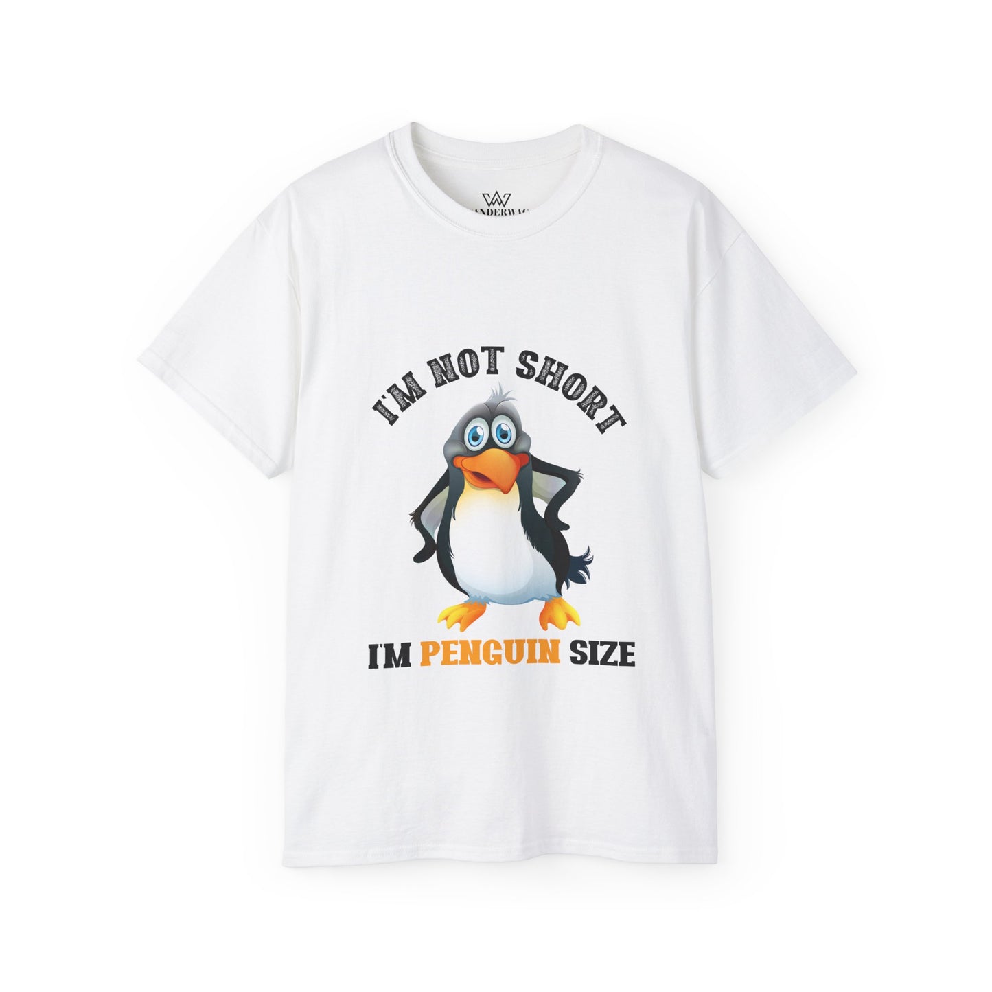 Penguin Lover Unisex Tee - I'm Not Short, I'm Penguin Size