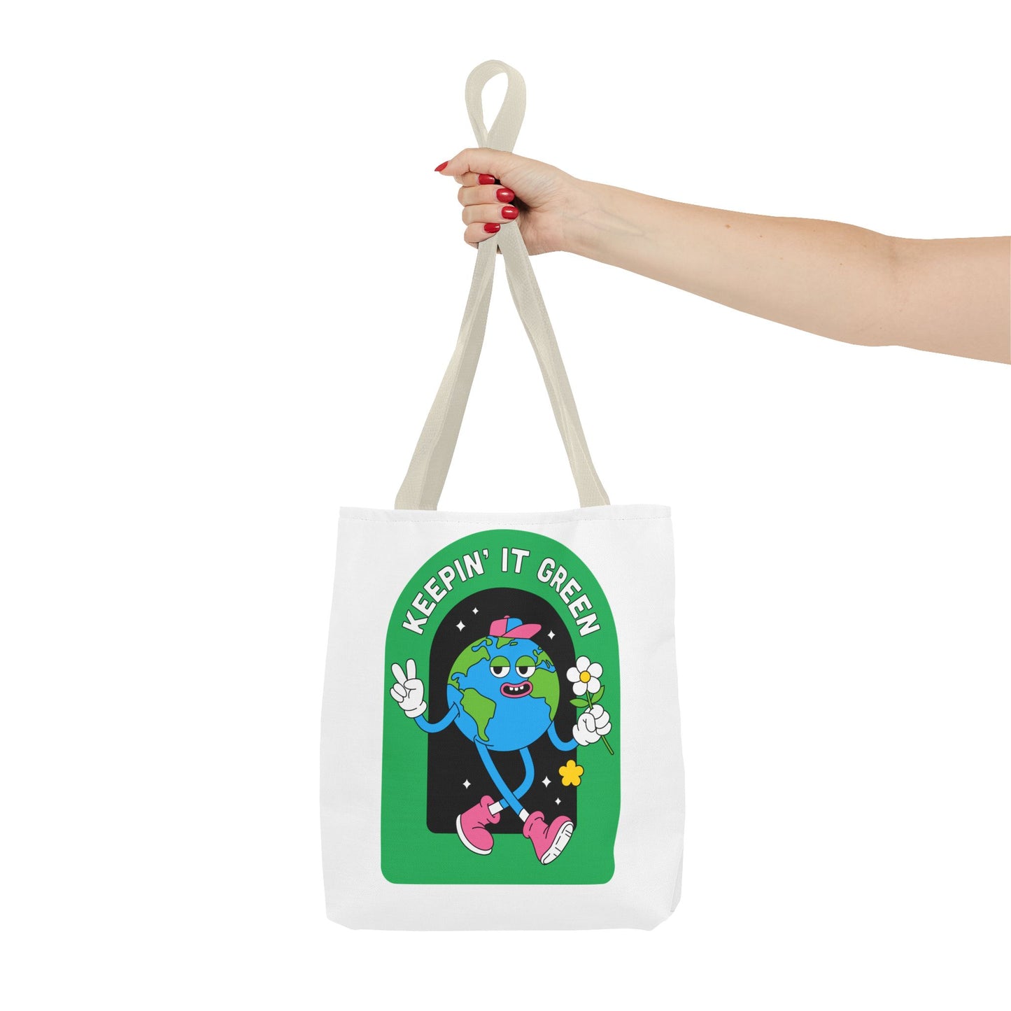 Green Tote Bag - Keep In It Design