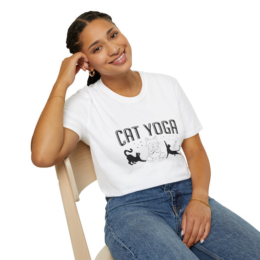 Cat Yoga Cat Lover T-Shirt