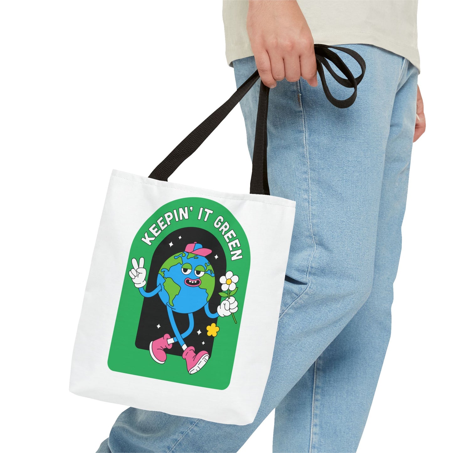 Green Tote Bag - Keep In It Design