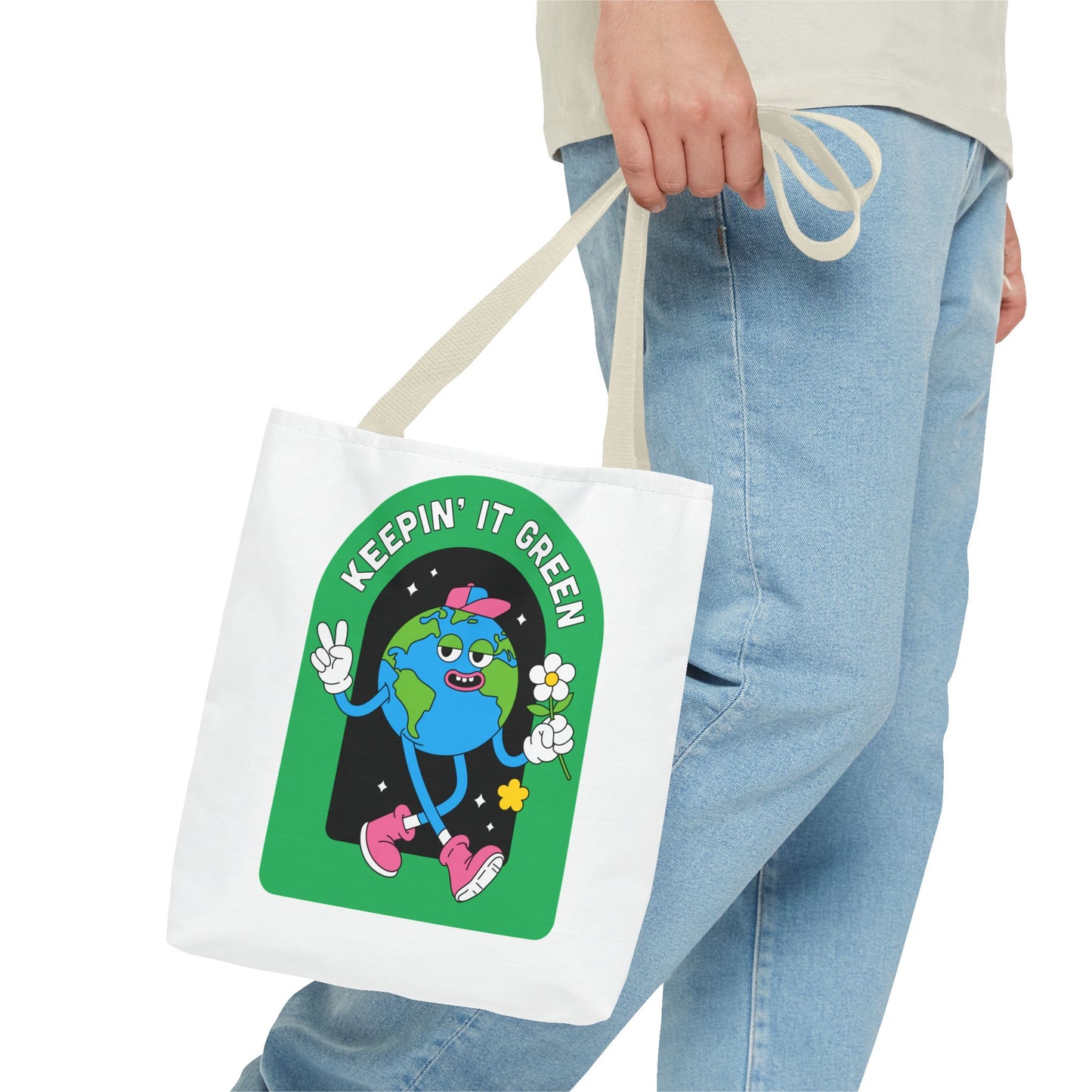 Green Tote Bag - Keep In It Design